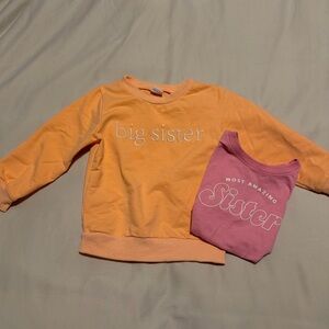 Big Sister Sweatshirt with Tee!